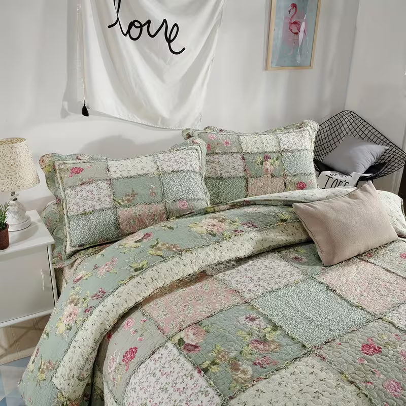 Completo Lenzuola Verde Eleganza – 4 Pezzi in 100% Cotone