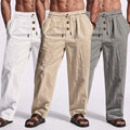Summer Linen Essentials™ | Pantaloni in Lino da Uomo