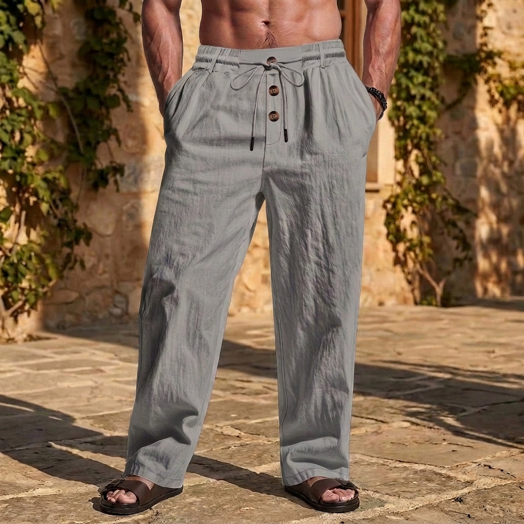 Summer Linen Essentials™ | Pantaloni in Lino da Uomo