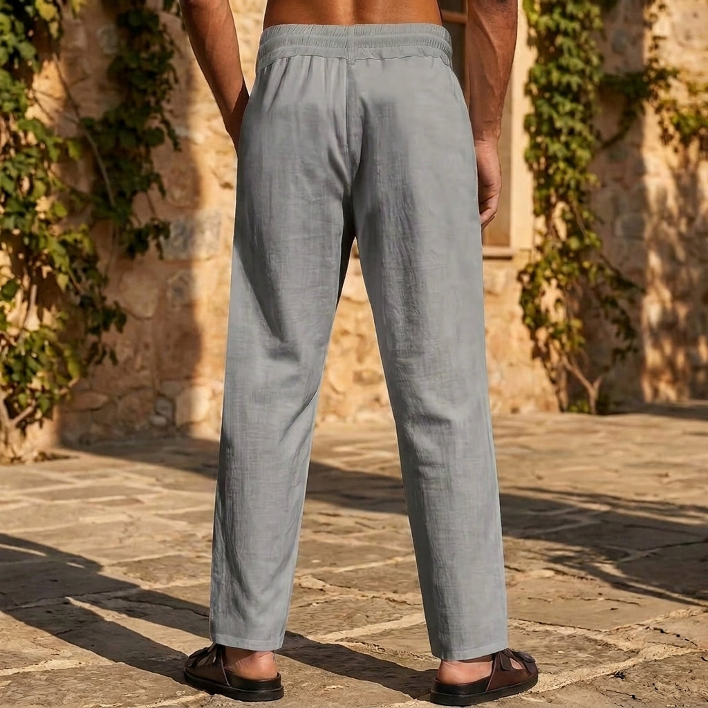 Summer Linen Essentials™ | Pantaloni in Lino da Uomo