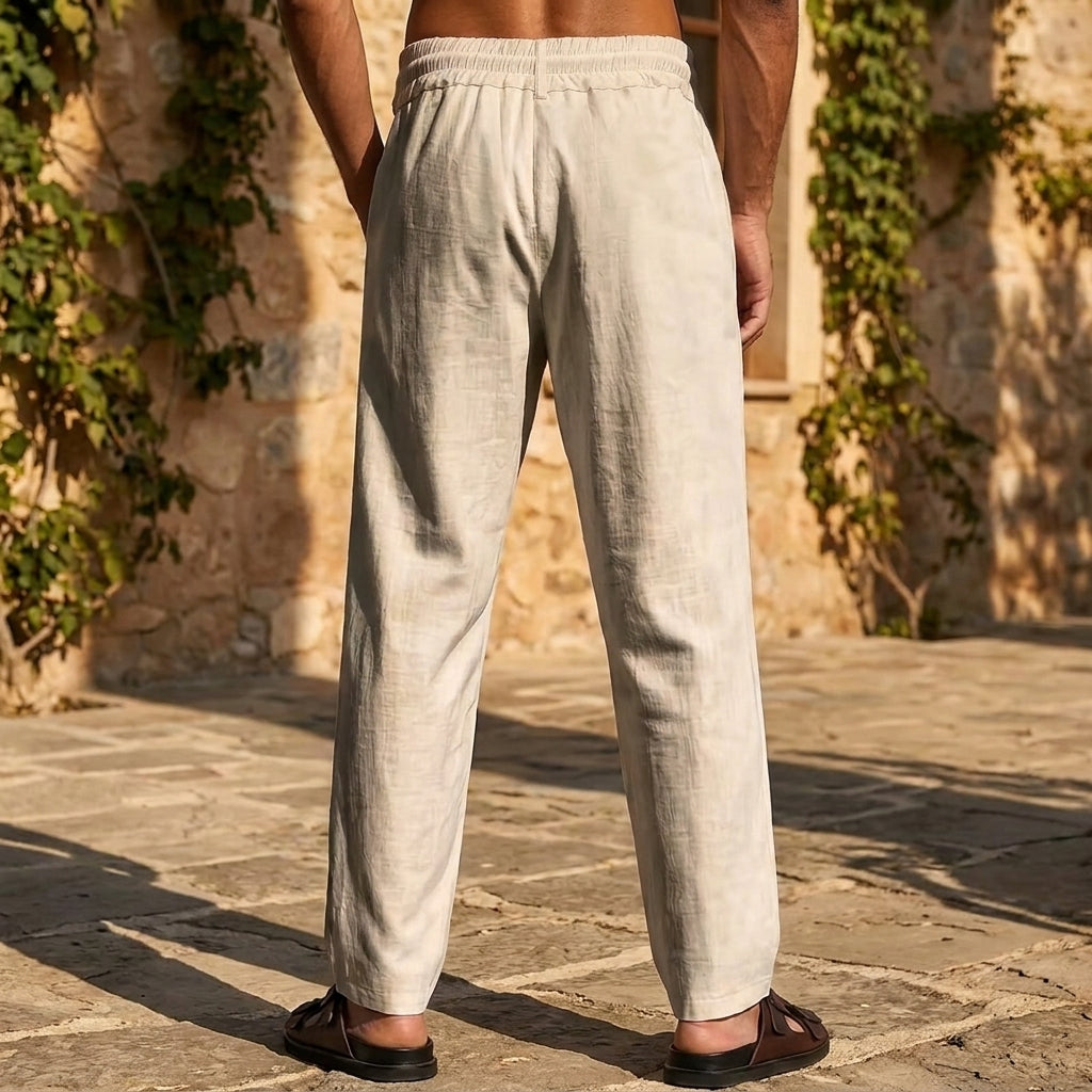 Summer Linen Essentials™ | Pantaloni in Lino da Uomo
