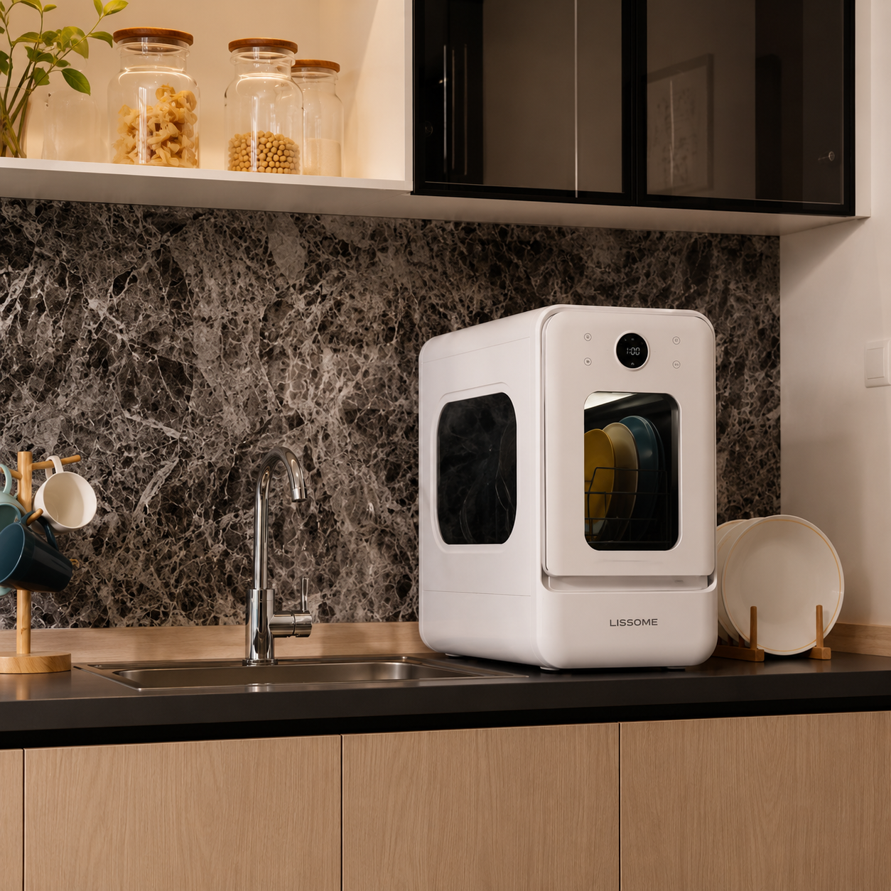 SmartWash 360™ | Lavastoviglie Compatta Senza Installazione